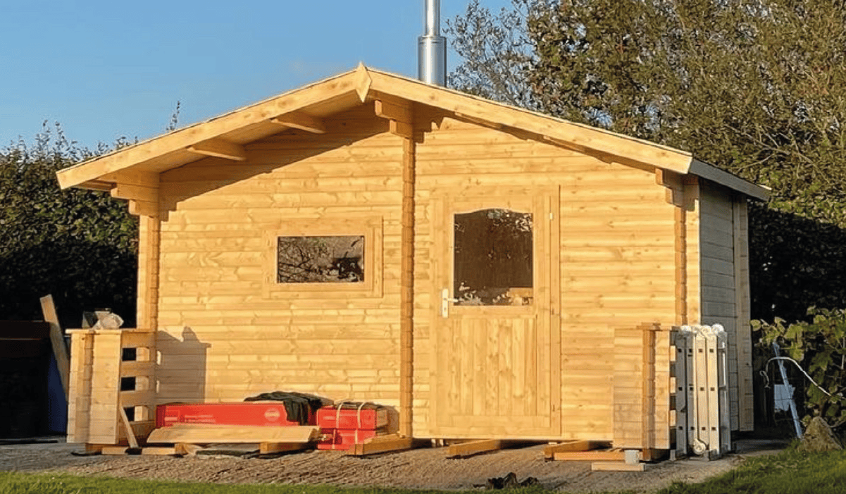 sauna cabin assembly 8 completed sauna cabin assembly